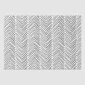 Cool Doodle Handmade Herringbone Boho Minimal Seidenpapier (Vorderseite)