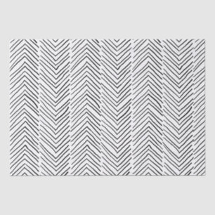 Cool Doodle Handmade Herringbone Boho Minimal Seidenpapier
