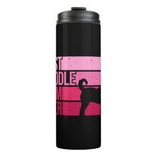 Cool Doodle Mom Art Women Girl Aussiedoodle Golden Thermosbecher