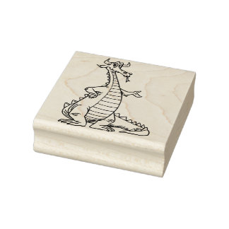 Cool Dragon Rubberstamp Gummistempel