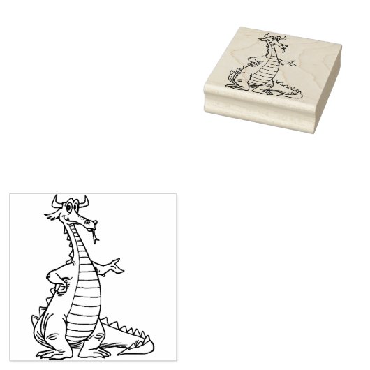 Cool Dragon Rubberstamp Gummistempel (Stempel)