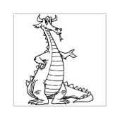 Cool Dragon Rubberstamp Gummistempel (Prägung)