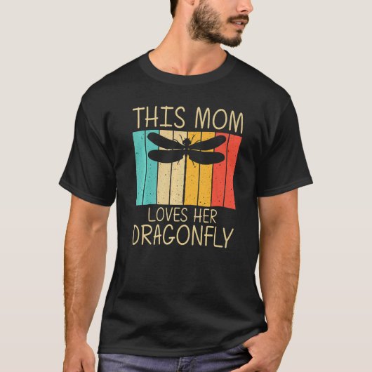 Cool Dragonfly For Mom Mama Critters Insect Dragon T-Shirt (Vorderseite)