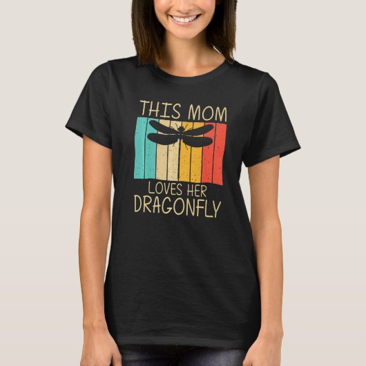 Cool Dragonfly For Mom Mama Critters Insect Dragon T-Shirt (Vorderseite)