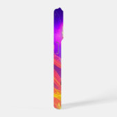 Cool Dramatic Lady Liberty Keep Calm and Sparkle  iPhone Hülle (Rechte Seite)