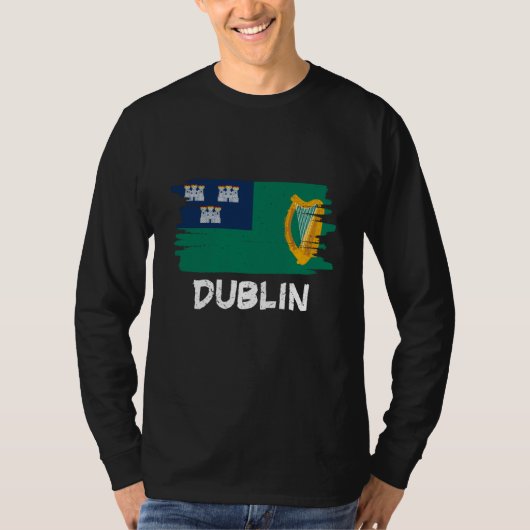 Cool Dublin Flag T-Shirt (Vorderseite)