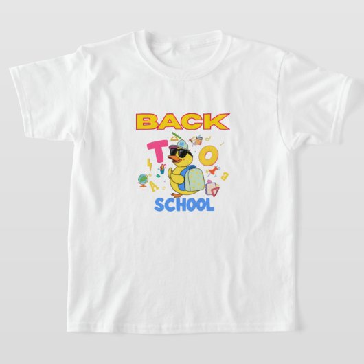Cool Duck Back to School T-Shirt  (Ablage )