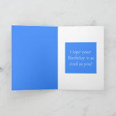 Cool Dude Australian Shephard Folded Greeting Card Karte (Innenseite)