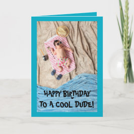 COOL DUDE BIRTHDAY CARD FEIERTAGSKARTE