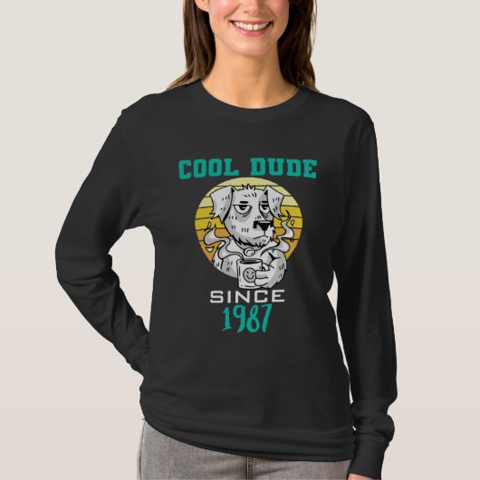 Cool dude since 1987 T-Shirt (Vorderseite)