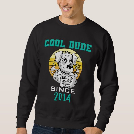 Cool dude since 2014 sweatshirt (Vorderseite)