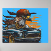 Cool Eagle Rider Poster (Vorne)