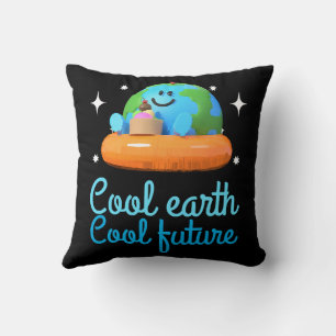 Cool earth, Cool future - Erde Kissen