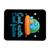 Cool earth, Cool future - Erde Magnet (Horizontal)
