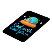Cool earth, Cool future - Erde Magnet (Linke Seite)