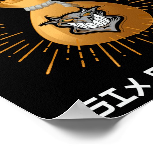 Cool - Egg Shen's Six Demon Bag Tee Long Sleeve Poster (Ecke)