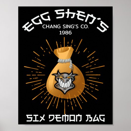 Cool - Egg Shen's Six Demon Bag Tee Long Sleeve  Poster (Vorne)