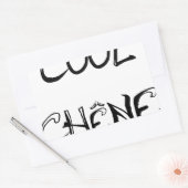 COOL EICHEN - Wortspiele - Frankfurt Stadt Rechteckiger Aufkleber (Umschlag)