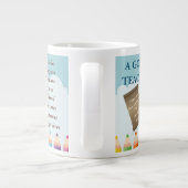 Cool ein gutes Teacher-Wertungsangebot Vielen Dank Jumbo-Tasse (Rückseite)