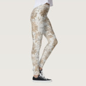 cool eines von einer Art ephemera blumenmusters Fr Leggings (Rechts)