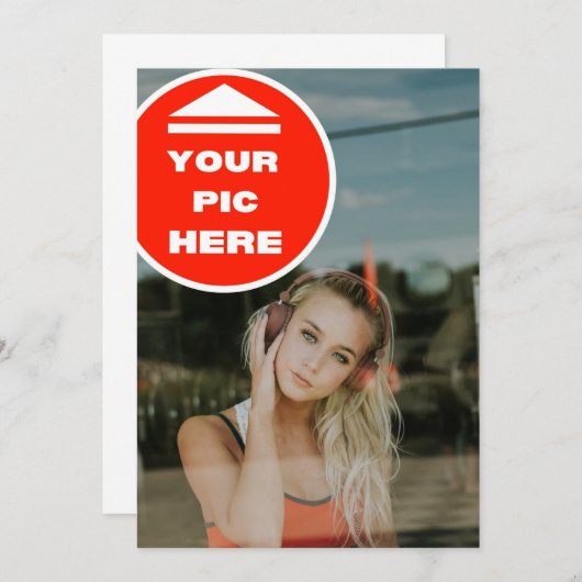 Cool! Einladung - Personalisiert (Vorne/Hinten)