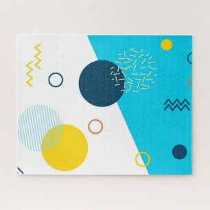 Cool, einzigartig, trendy, urban, Memphis-Illustra Puzzle