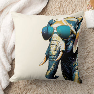 Cool Elephant Chic Kissen