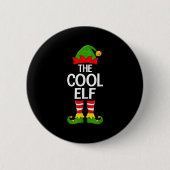 Cool Elf Xmas Matching Family Elf Squad Weihnachte Button (Vorderseite)