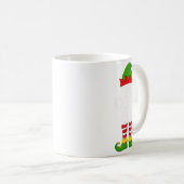 Cool Elf Xmas Matching Family Elf Squad Weihnachte Kaffeetasse (VorderseiteRechts)