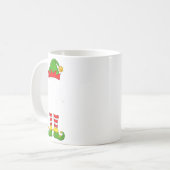 Cool Elf Xmas Matching Family Elf Squad Weihnachte Kaffeetasse (Vorderseite Links)
