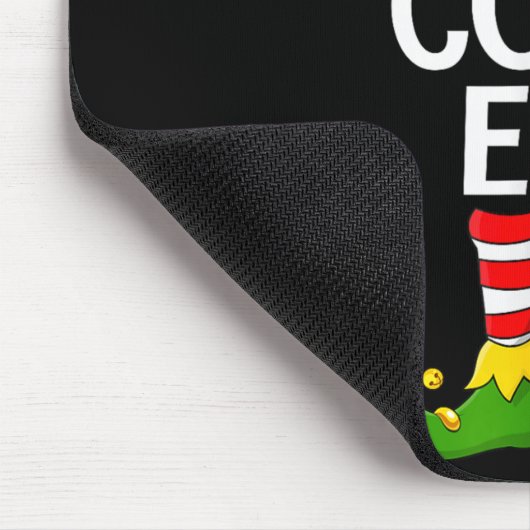 Cool Elf Xmas Matching Family Elf Squad Weihnachte Mousepad (Ecke)