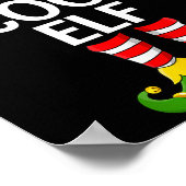 Cool Elf Xmas Matching Family Elf Squad Weihnachte Poster (Ecke)