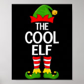 Cool Elf Xmas Matching Family Elf Squad Weihnachte Poster (Vorne)
