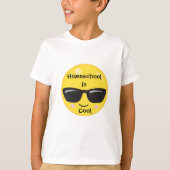 Cool Emoji Homeschool T-Shirt (Vorderseite)