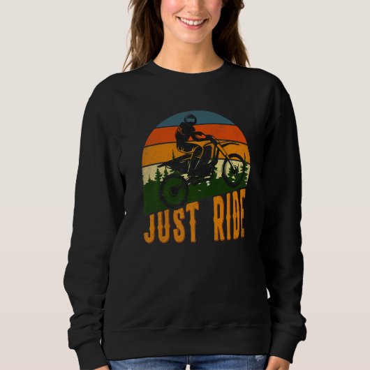 Cool Enduro Just Ride Sweatshirt (Vorderseite)
