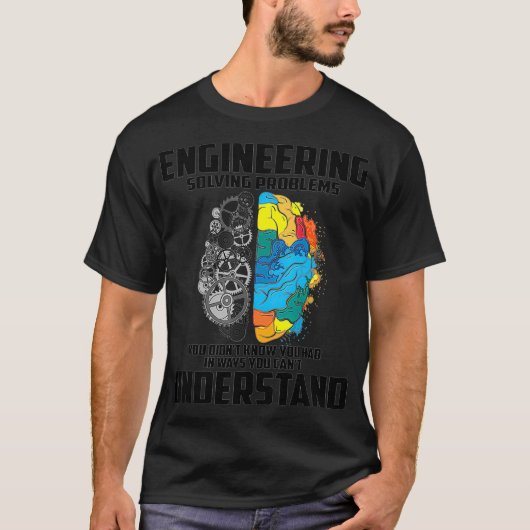 Cool Engineering Definition Witziger Ingenieur-Ges T-Shirt (Vorderseite)