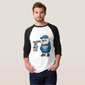 Cool English Bulldog Life Cartoon T-Shirt (Vorne ganz)