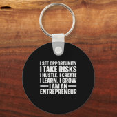 Cool Entrepreneur Art For Men Women Young New Busi Schlüsselanhänger (Vorderseite)