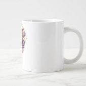 Cool erschreckt Chihuahua Niedlich Funny Meme Jumbo-Tasse (Rechts)