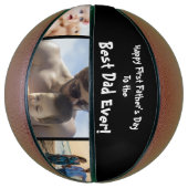 Cool erster bester Vater je Foto Vatertag Basketball (Vertikal)