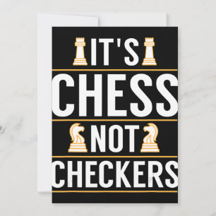 cool es ist Schach nicht Dame Damespieler Geschenk Dankeskarte