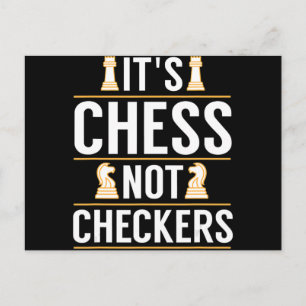 cool es ist Schach nicht Dame Damespieler Geschenk Feiertagspostkarte