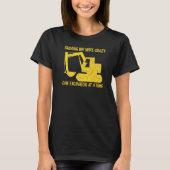 Cool Excavator For Men Boys Heavy Equipment Operat T-Shirt (Vorderseite)