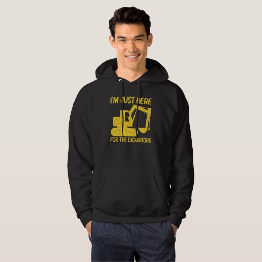 Cool Excavator For Men Women Heavy Equipment Opera Hoodie (Vorne ganz)