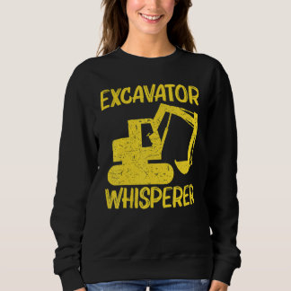 Cool Excavator For Men Women Heavy Equipment Opera Sweatshirt