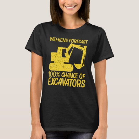 Cool Excavator For Men Women Heavy Equipment Opera T-Shirt (Vorderseite)
