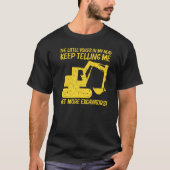 Cool Excavator For Men Women Heavy Equipment Opera T-Shirt (Vorderseite)