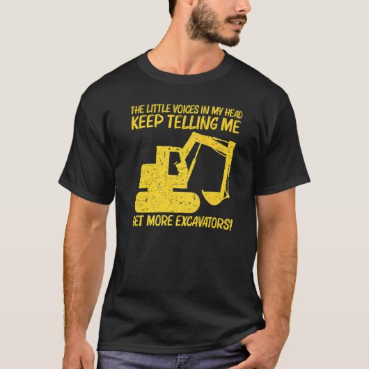 Cool Excavator For Men Women Heavy Equipment Opera T-Shirt (Vorderseite)