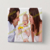 Cool Family Stylish Fab Foto Collage Button (Vorderseite)