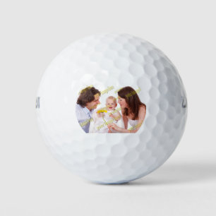 Cool Family Stylish Fab Foto Collage Golfball